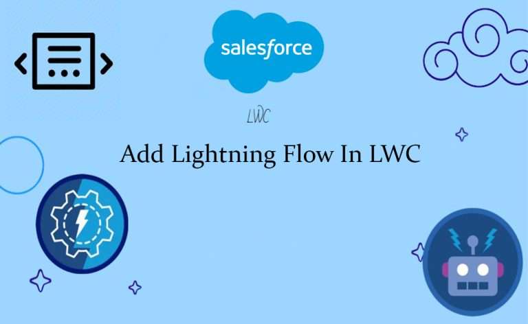 How to add a lightning flow in LWC